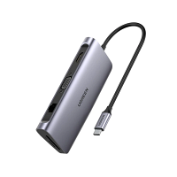 Ugreen USB-C Multi-Port Hub 3xUSB + HDMI1.4 + VGA + RJ45 + Card Reader + 1xUSB-C with Power Delivery